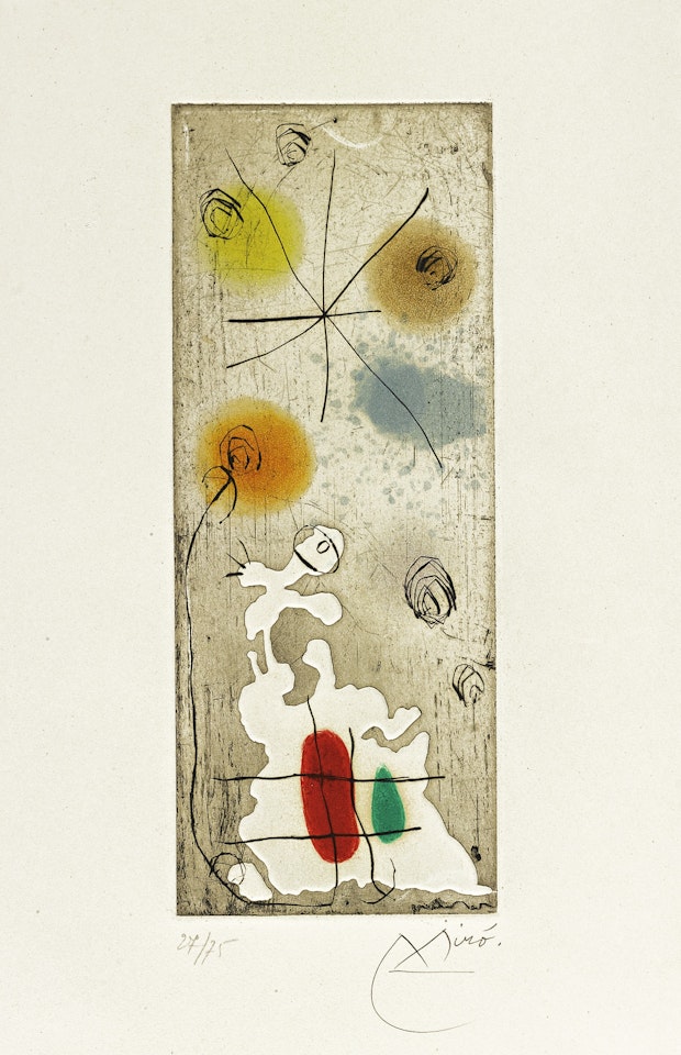 PETITE BARRIERE (D. 436) by Joan Miró