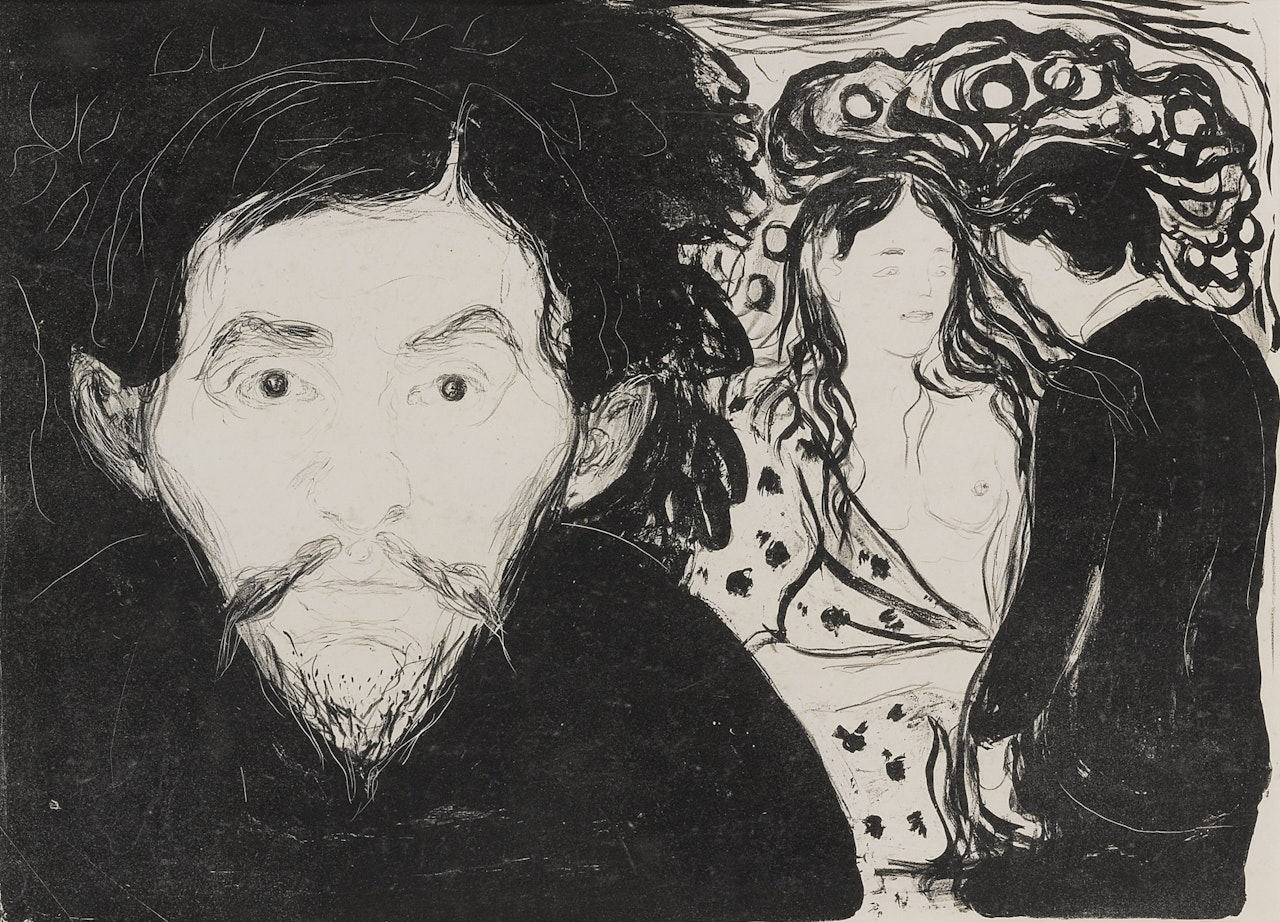 JEALOUSY I (W. 68; S. 57) by Edvard Munch