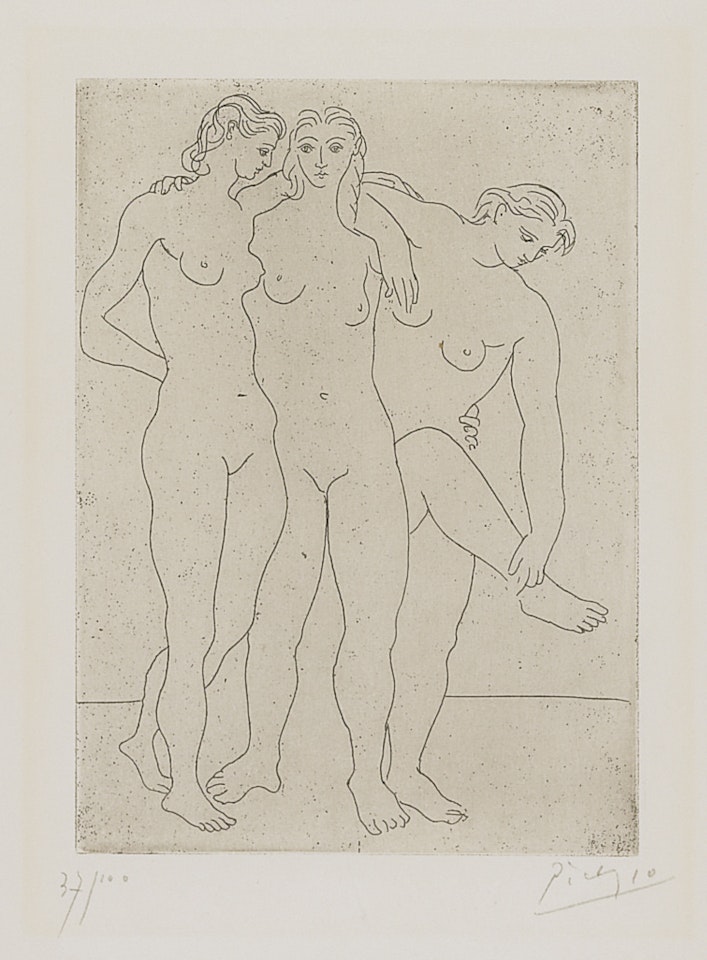 LES TROIS BAIGNEUSES. III (B. 62; BA. 108) by Pablo Picasso