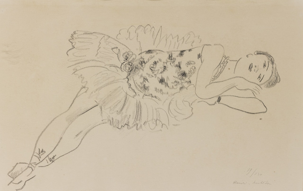DANSEUSE ENTENDUE (D. 488) by Henri Matisse