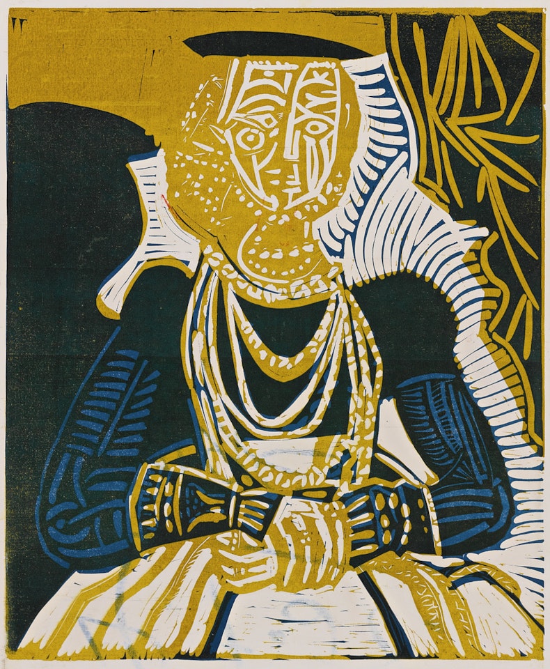 PORTRAIT DE JEUNE FILLE, D'APRÈS CRANACH LE JEUNE. II (B. 859; BA. 1053) by Pablo Picasso