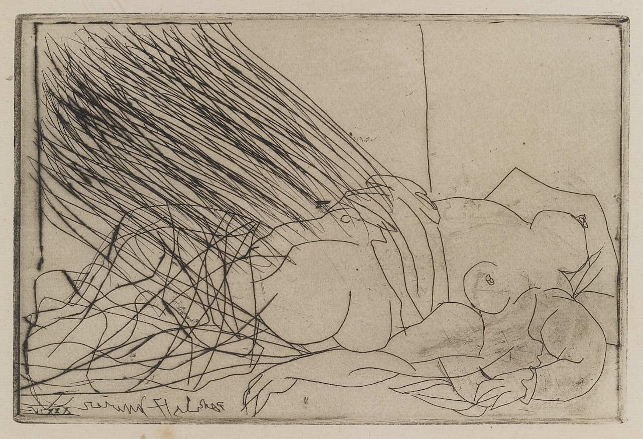 FEMME NUE COUCHÉE (B. 273; BA. 403) by Pablo Picasso