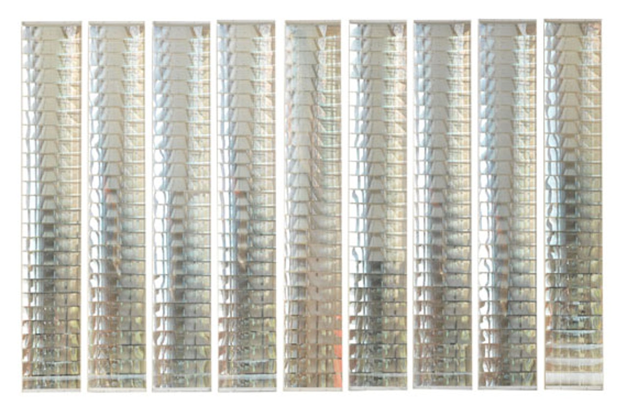 Integration - sphärische Hohlspiegelwand (9-teilig) by Adolf Luther