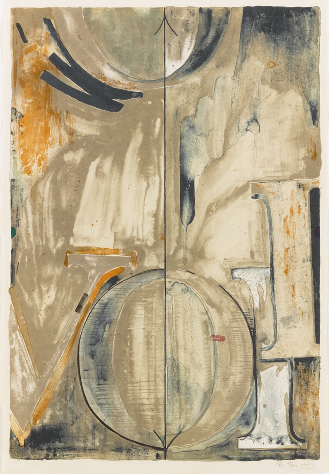 VOICE 2 (ULAE 228) by Jasper Johns