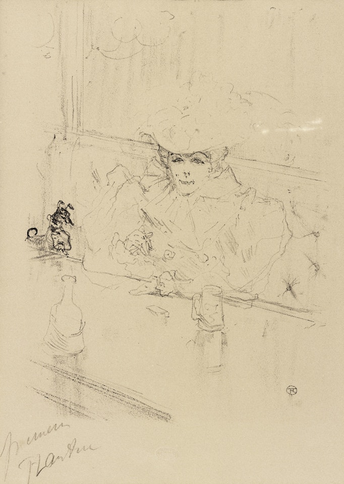 AU HANNETON (D. 272, ADR. 303, W. 296) by Henri de Toulouse-Lautrec