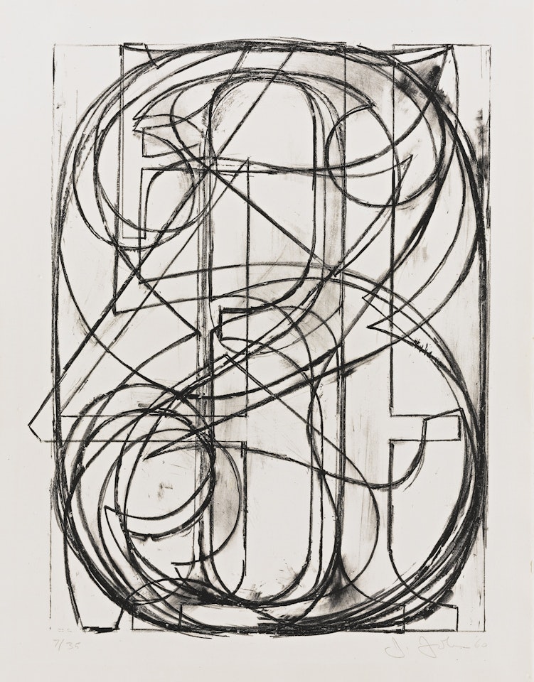 0 THROUGH 9 (ULAE 3) by Jasper Johns