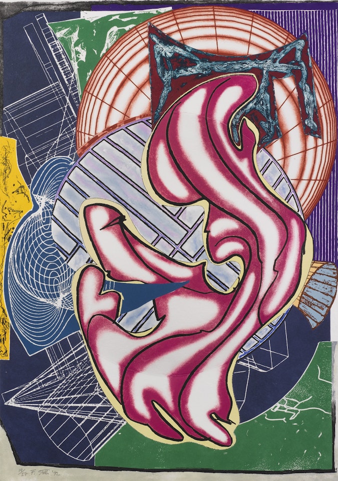 STUBB & FLASK KILL A RIGHT WHALE by Frank Stella