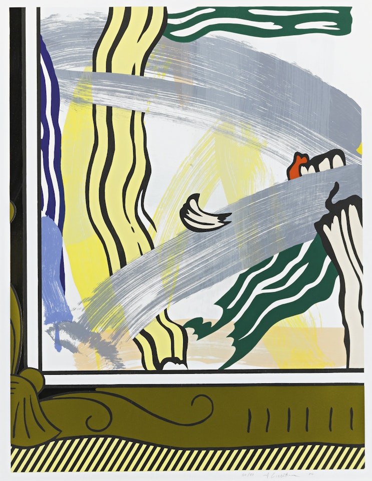 PAINTING IN GOLD FRAME (CORLETT 206) by Roy Lichtenstein