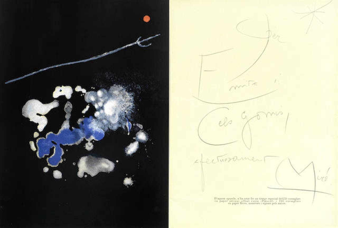 Plate 4, from Album 19 Joan Perucho by Joan Miró