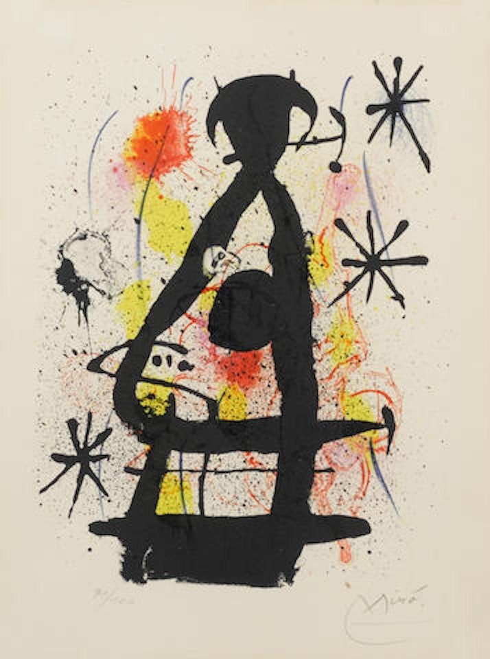 La lune près de paraître, pl. 4, from Haï-ku by Joan Miró