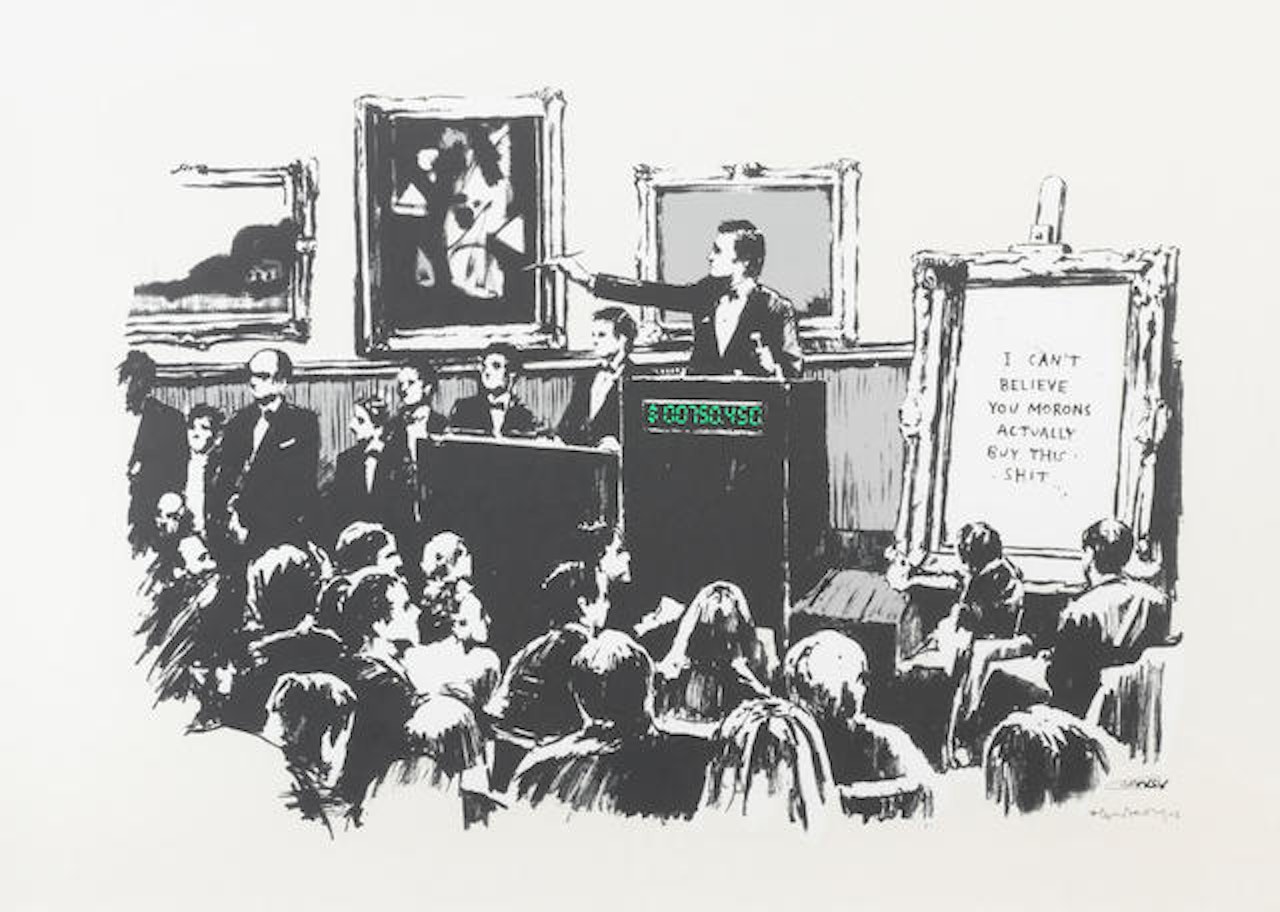 Morons by Banksy