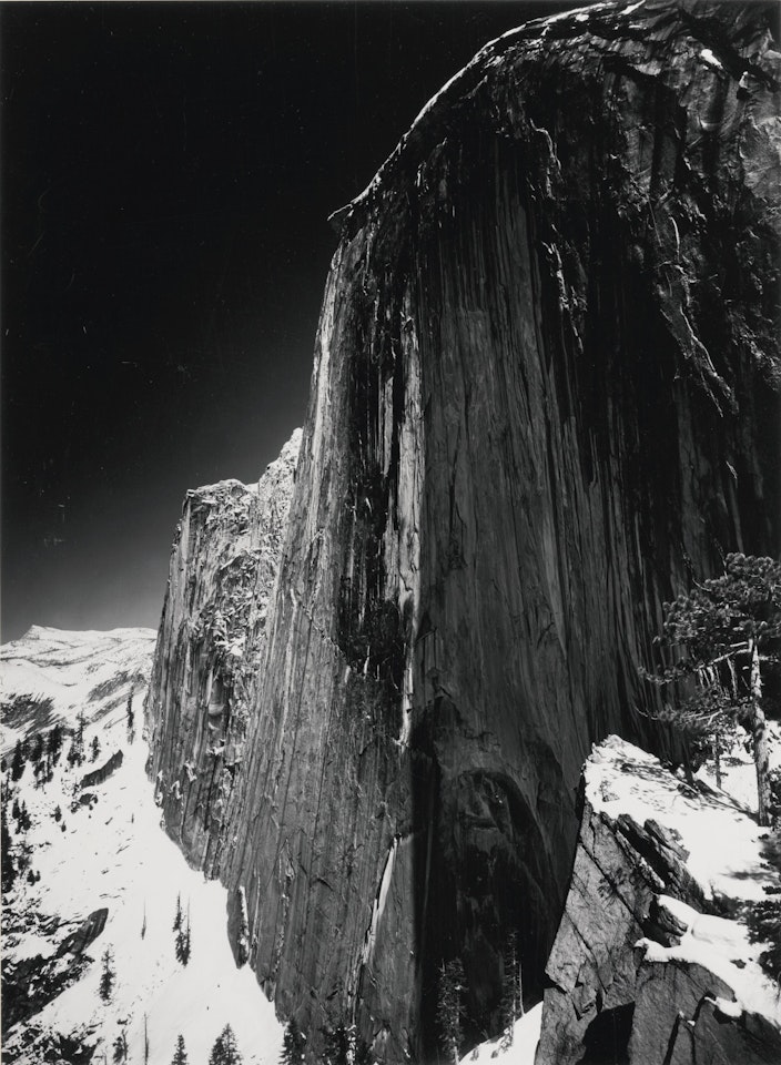 MONOLITH, THE FACE OF HALF DOME, YOSEMITE NATIONAL PARK, CA.' by Ansel Adams