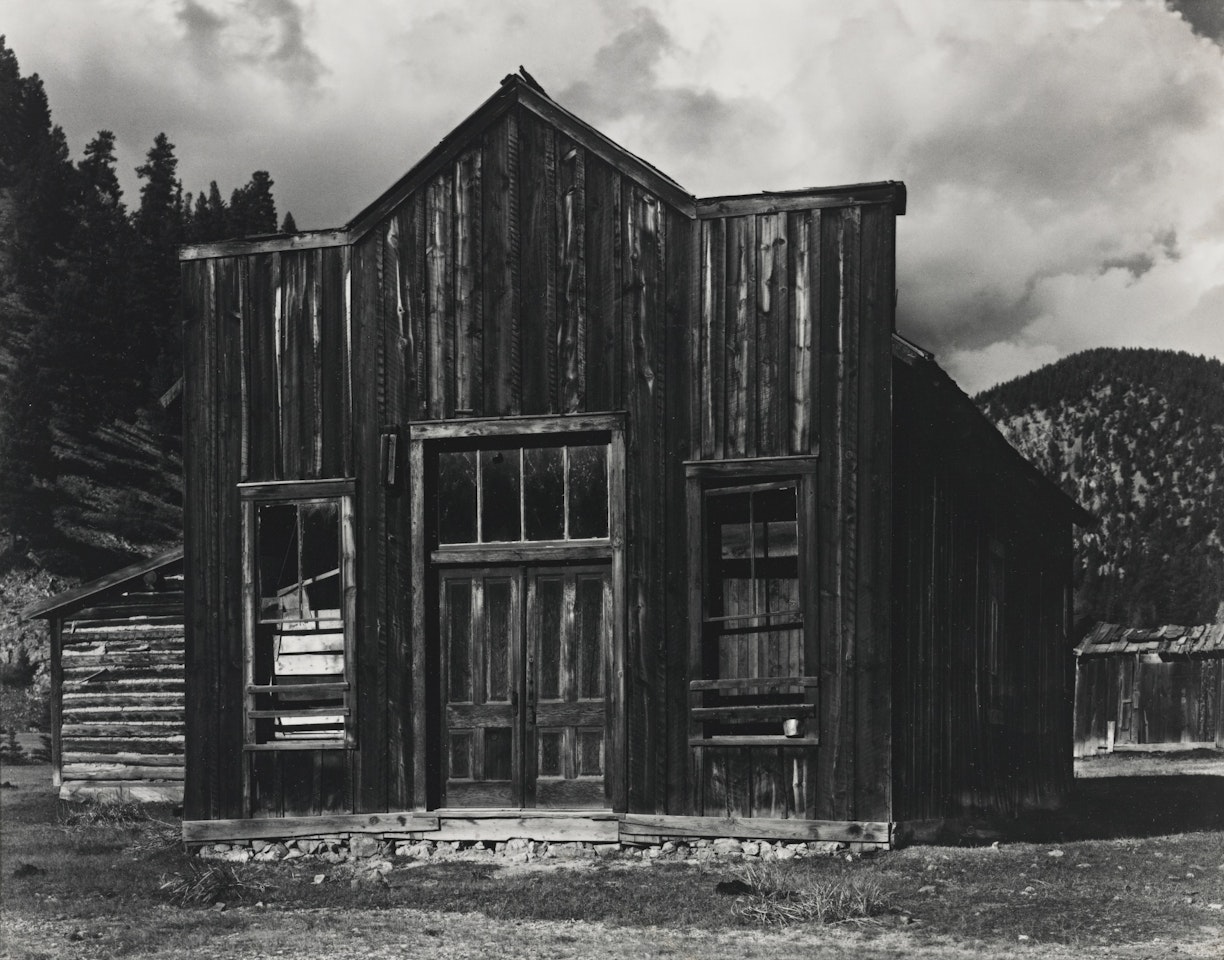 GHOST TOWN, RED RIVER, NEW MEXICO' by Paul Strand