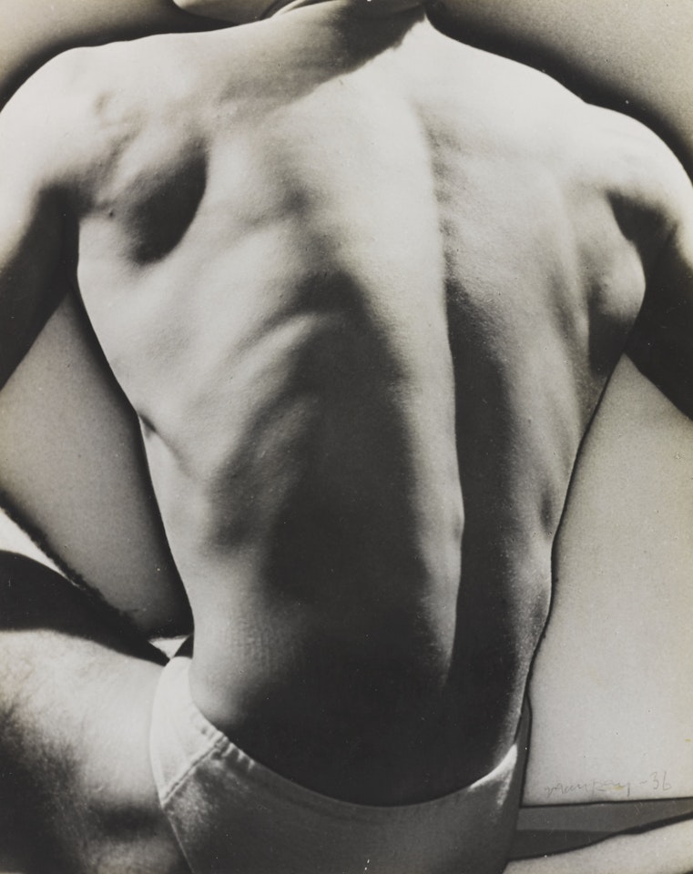 SOLARIZED MALE TORSO by Man Ray