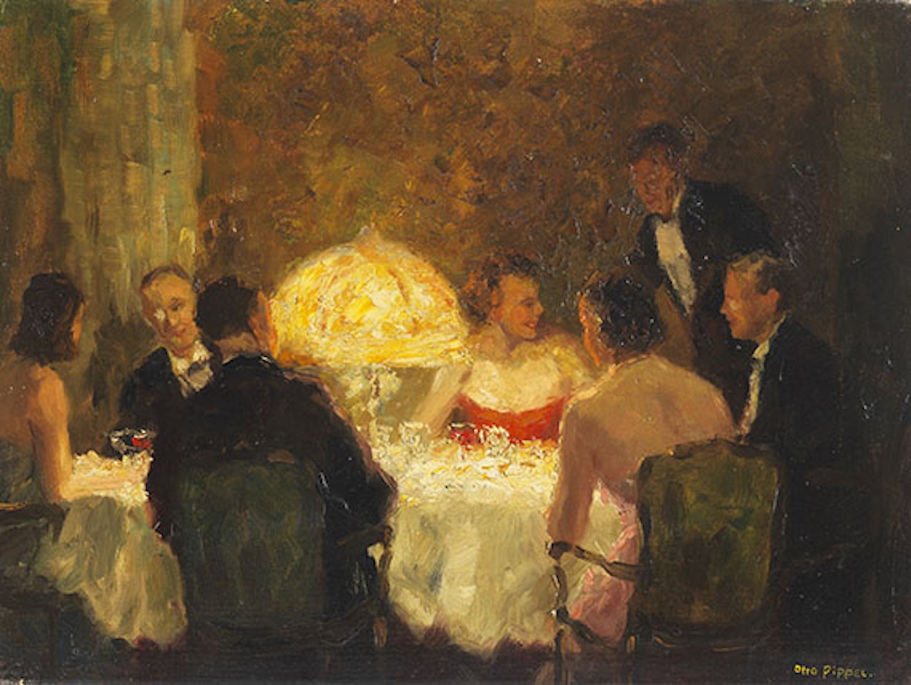 Abendgesellschaft by Otto Pippel