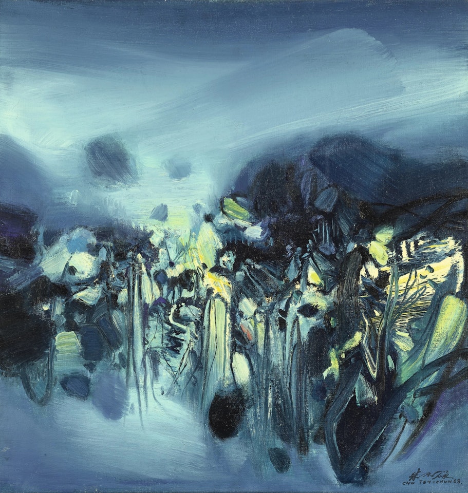 COMPOSITION NO. 285 by Chu Teh-Chun