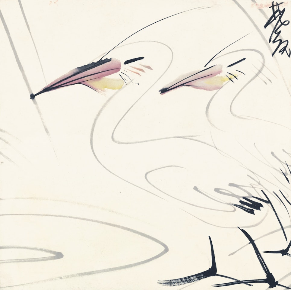 EGRETS by Lin Fengmian