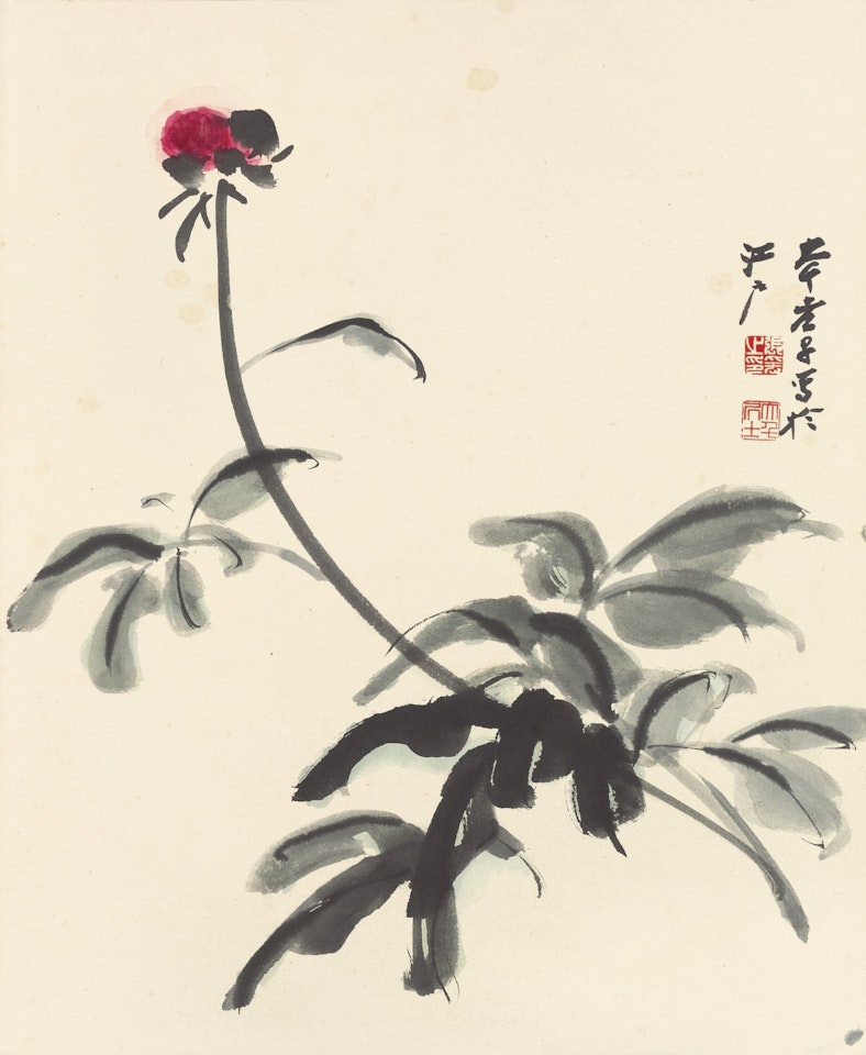 BUDDING BLOSSOM by Zhang Daqian