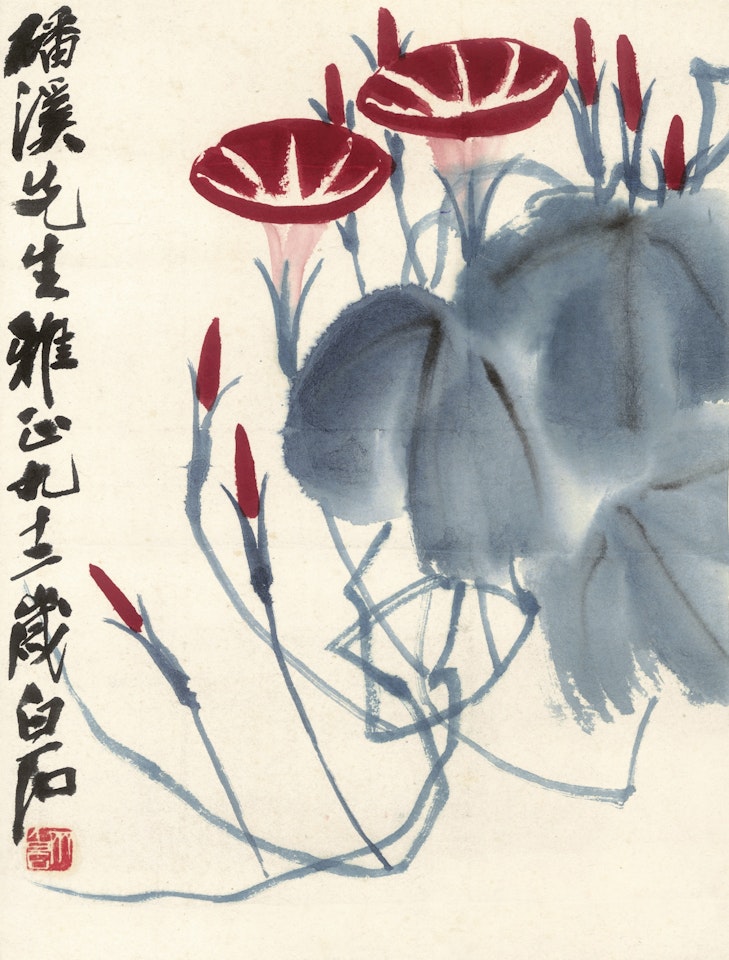 MORNING GLORY by Qi Baishi