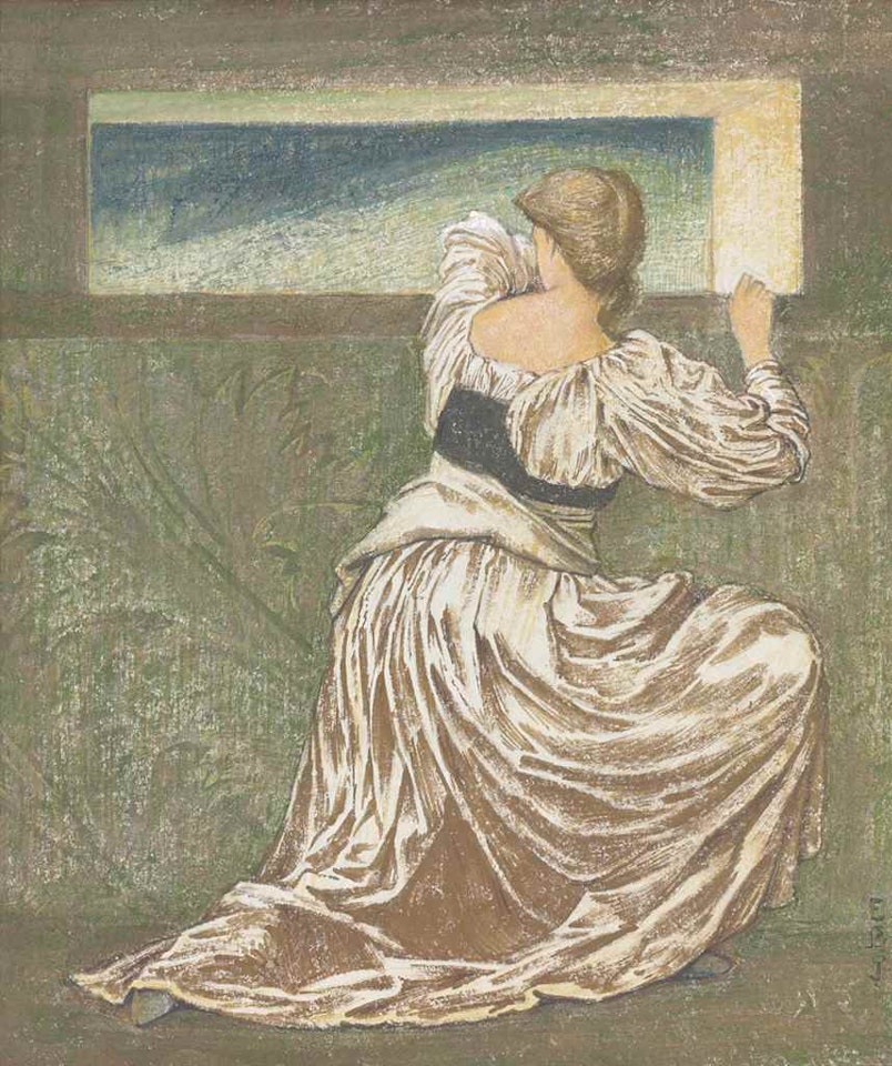 Dorigen de Bretaigne awaiting the return of her husband by Edward Coley Burne-Jones