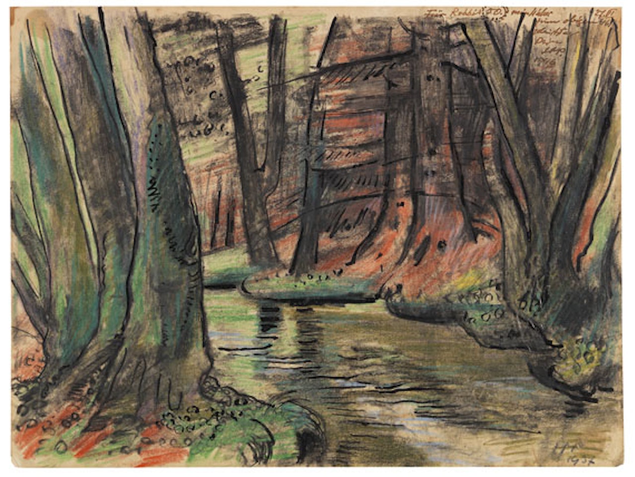 Waldesinnere by Max Pechstein