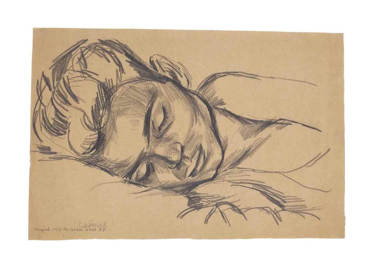 Miguel, the cobbler, asleep by Paul Cadmus