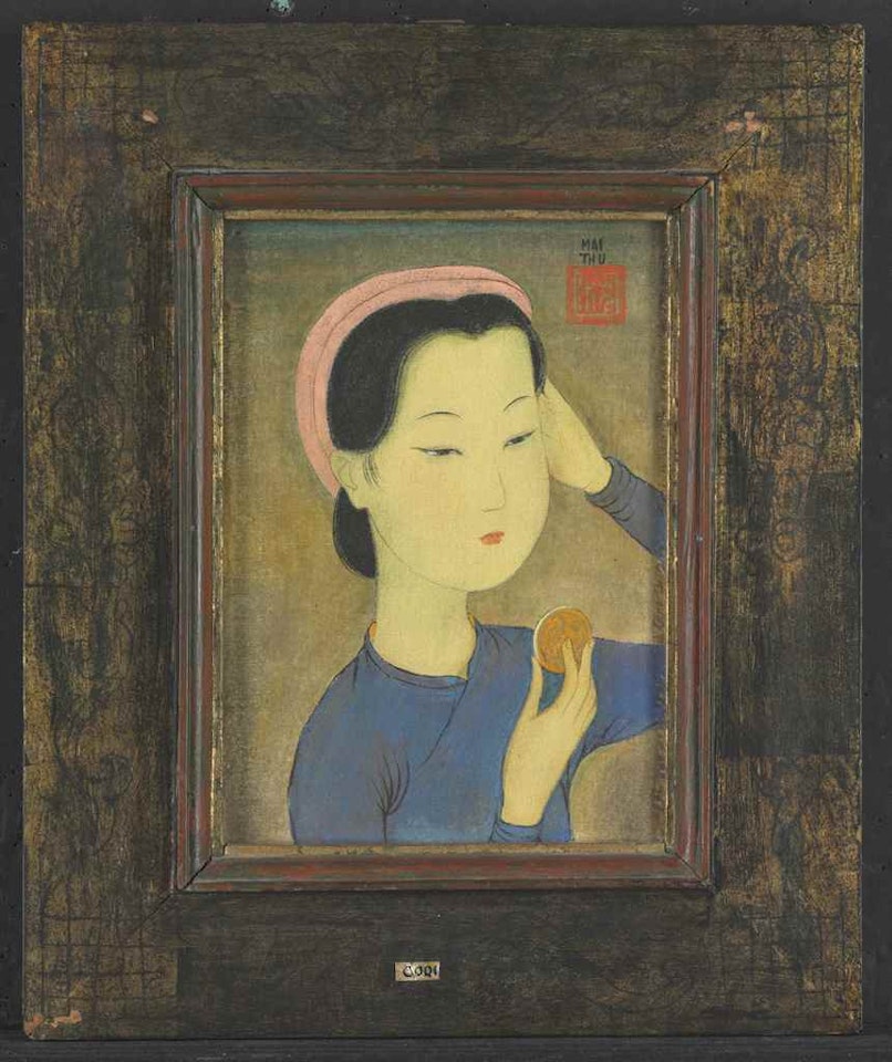 Coquette Avec Petite Miroir by Mai Trung Thu