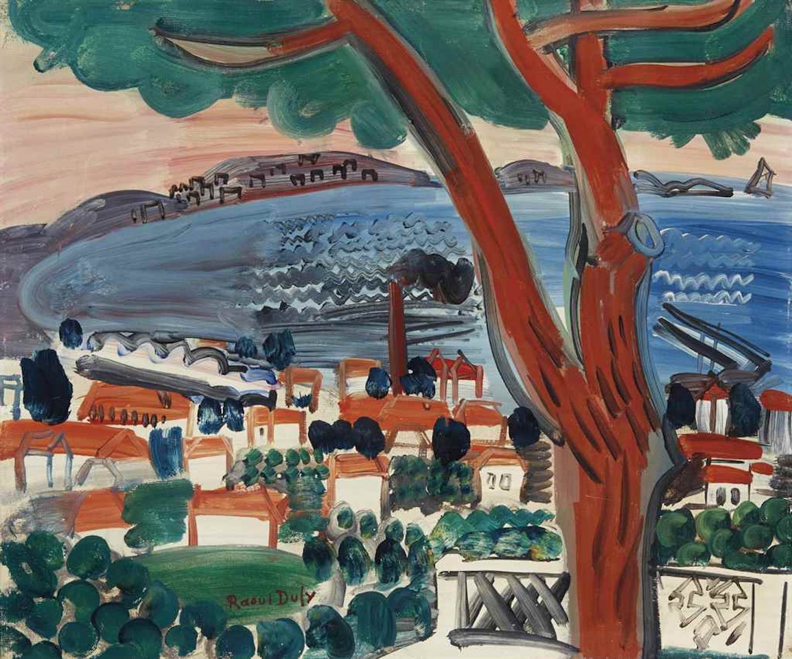 Pin à Golfe Juan by Raoul Dufy