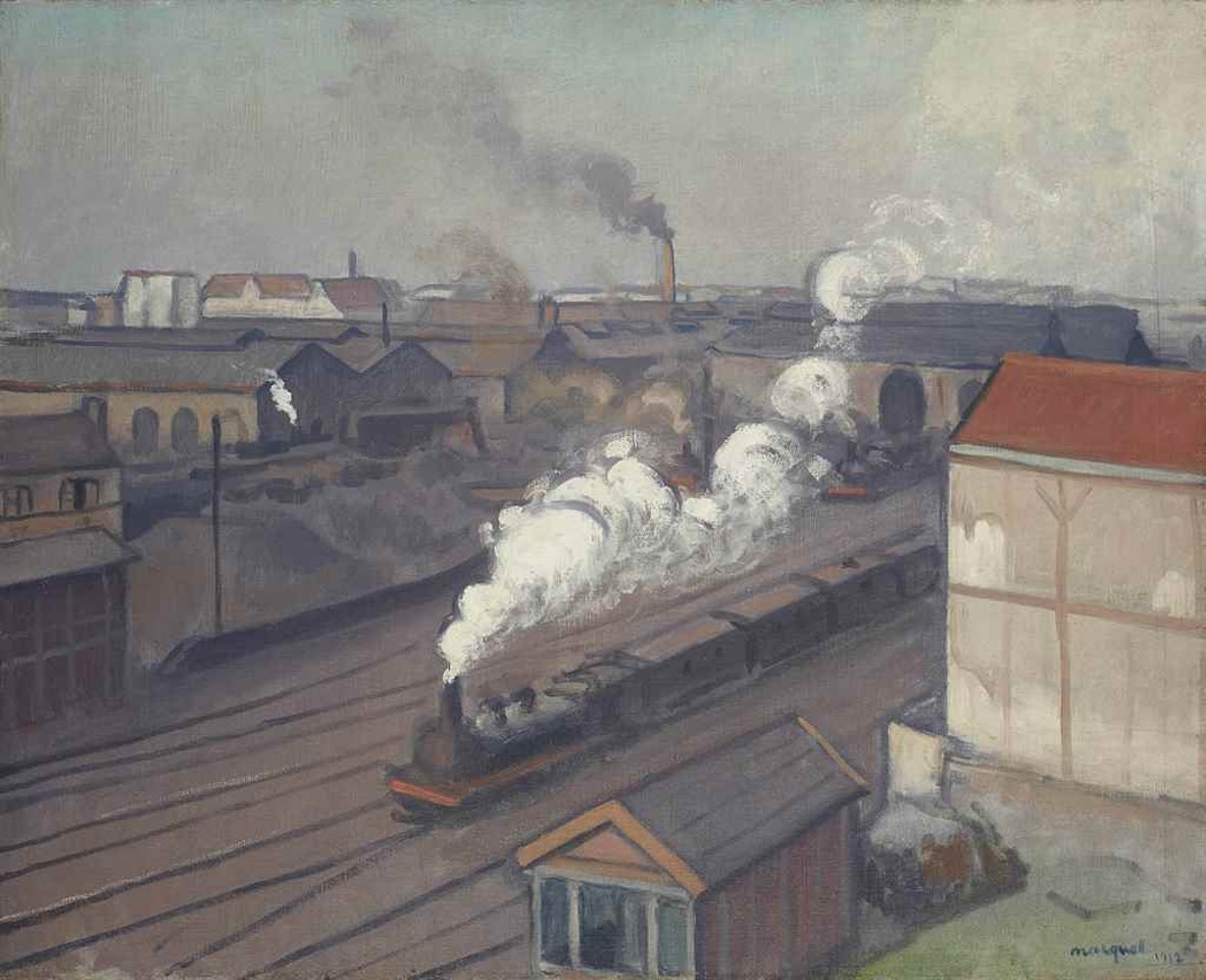 La gare Montparnasse by Albert Marquet