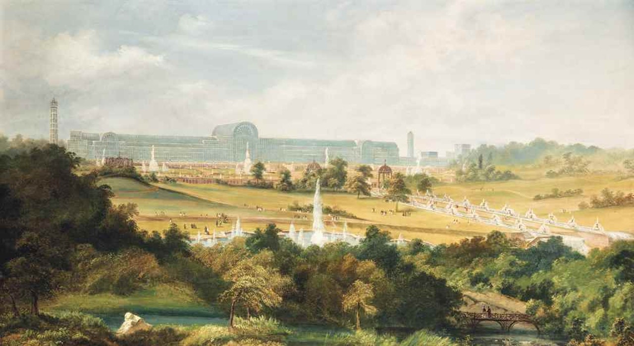 The Crystal Palace, and its grounds, Sydenham, London by English School