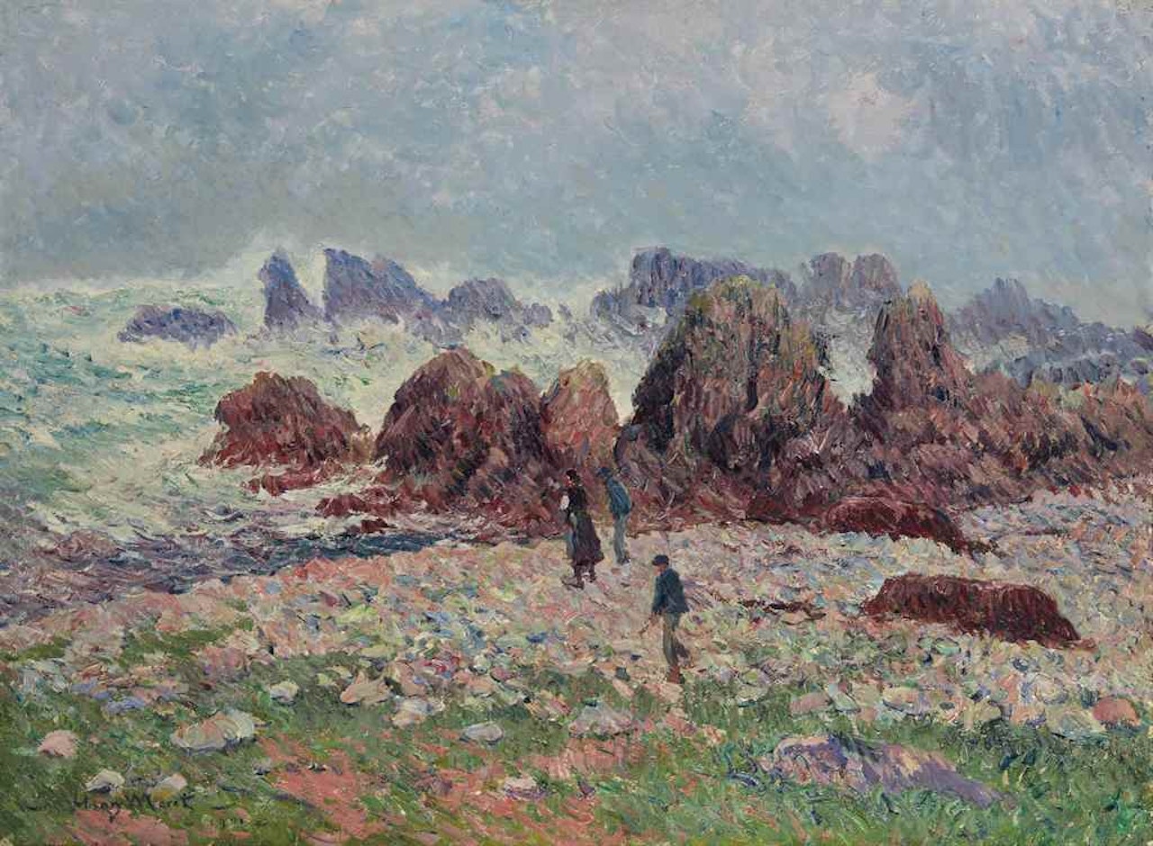 Les roches de Pern à Ouessant by Henry Moret