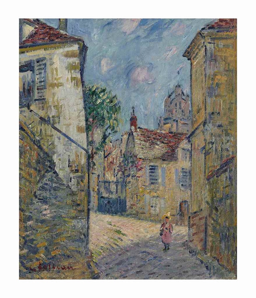 Rue à Pontoise by Gustave Loiseau