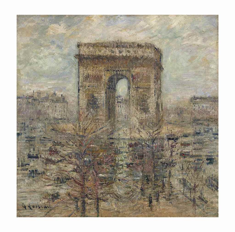 L'Arc de Triomphe, Place de l'Étoile by Gustave Loiseau