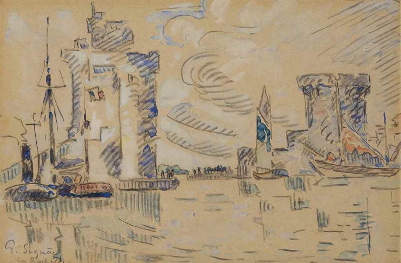 Le port de La Rochelle by Paul Signac