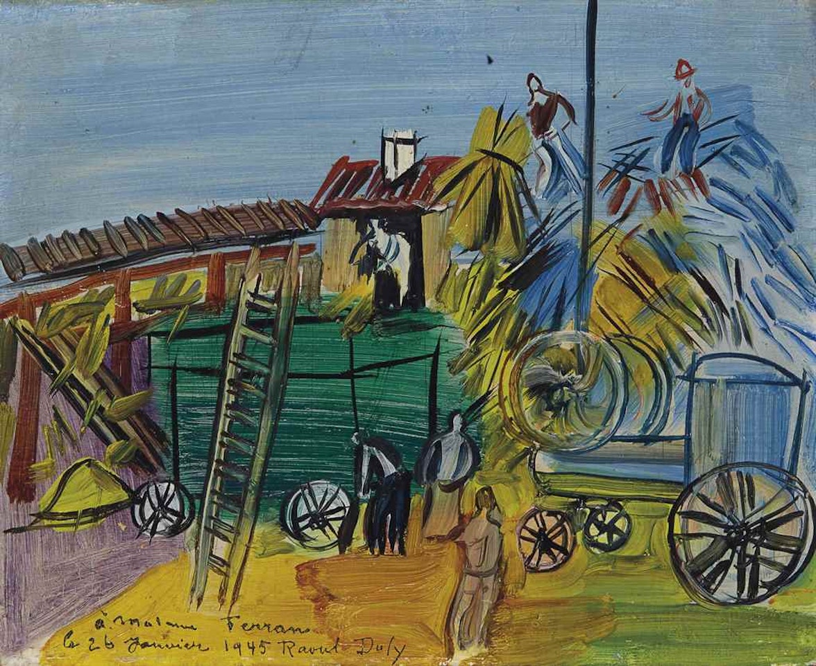 Le dépiquage by Raoul Dufy