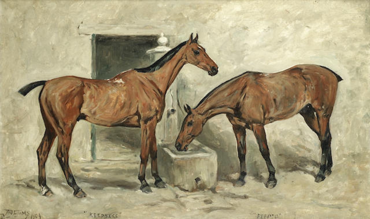 "Keepsake" and "Peep'o" by John Emms