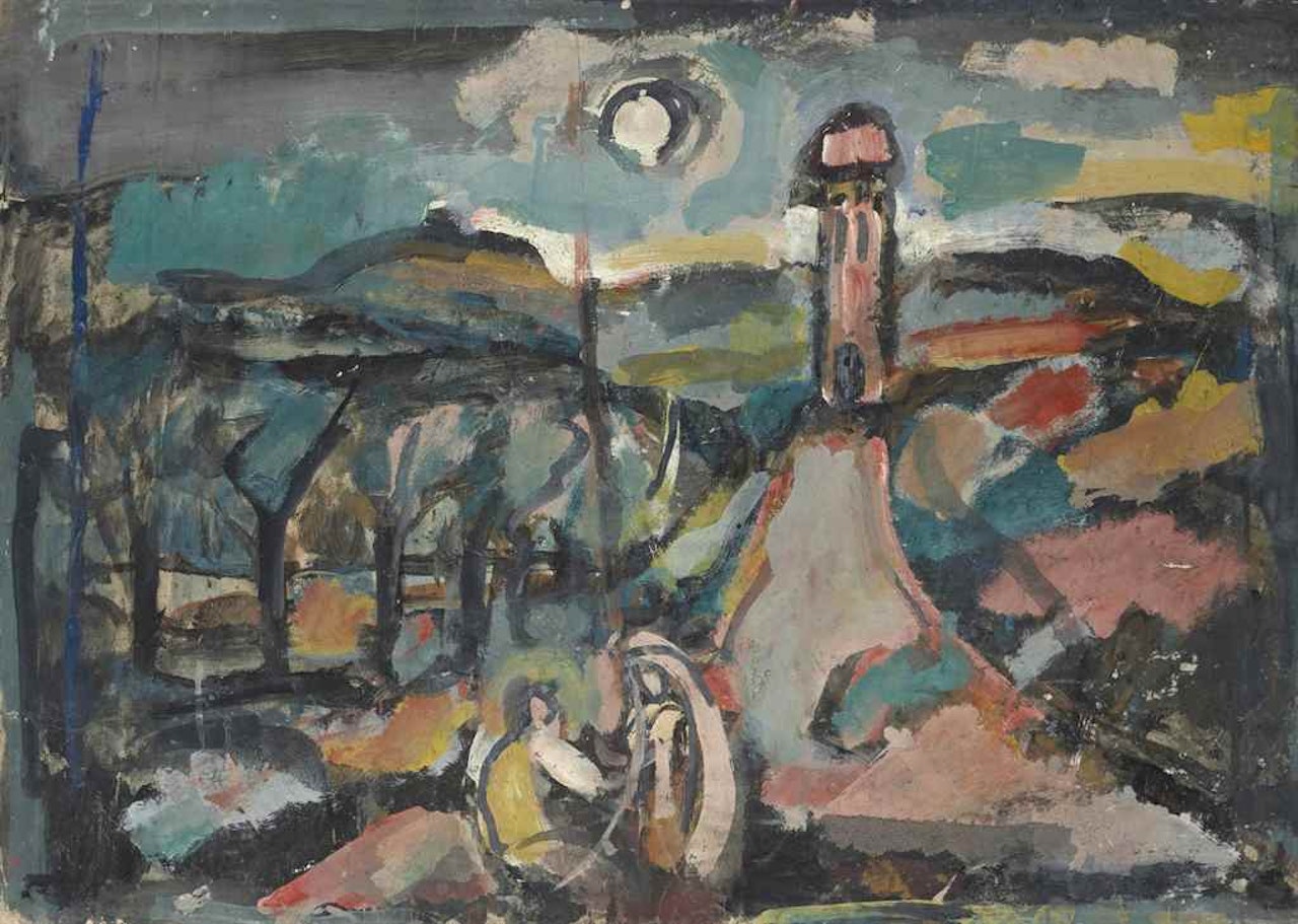 Paysage au bosquet by Georges Rouault