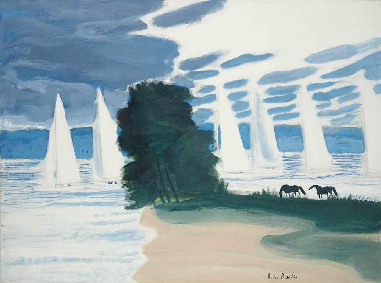 Régates à Oslo by André Brasilier