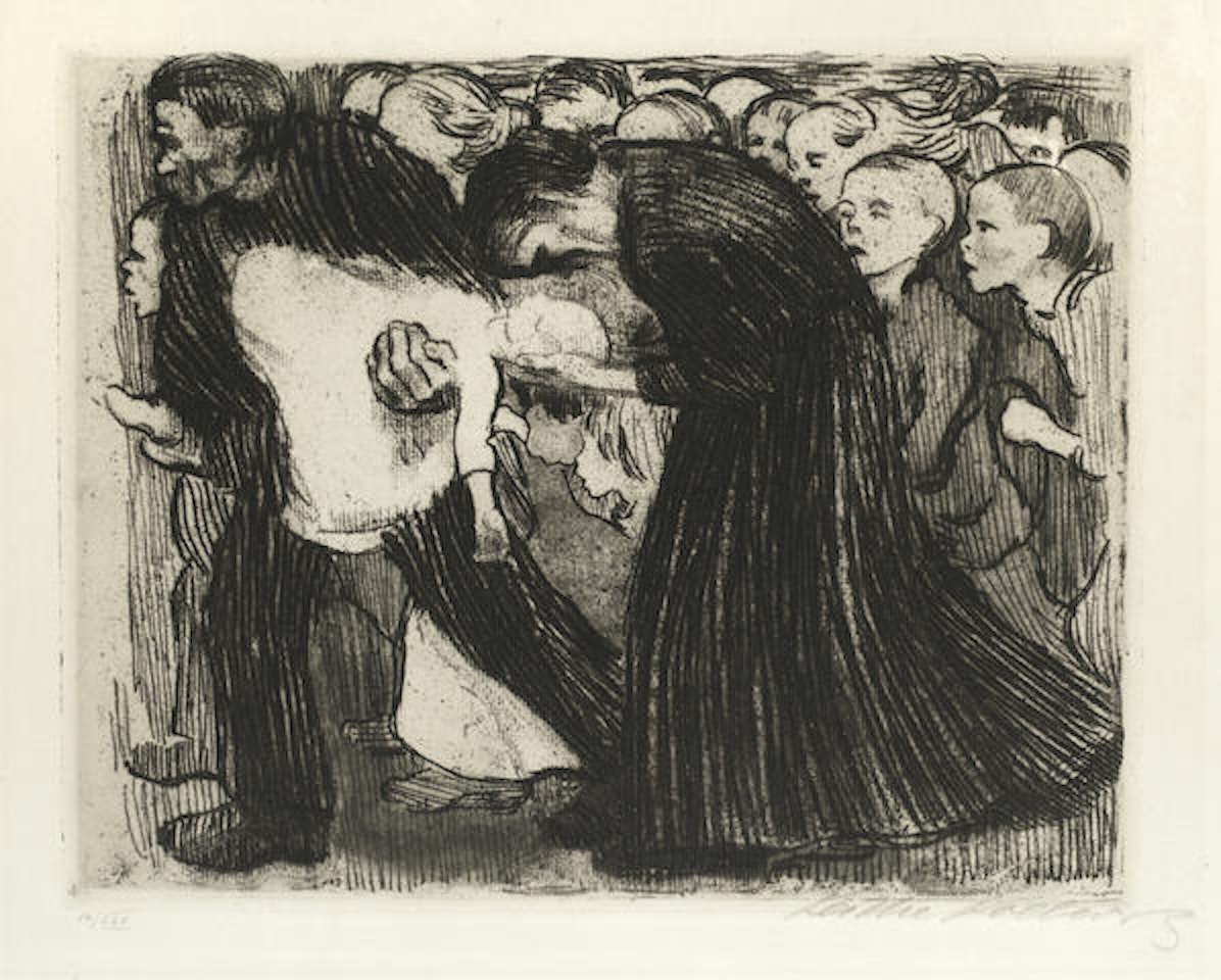 Überfahren by Kathe Kollwitz