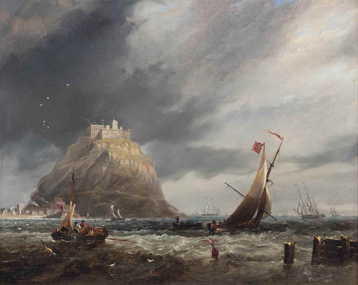 St Michael's Mount, Cornwall by John Wilson Carmichael
