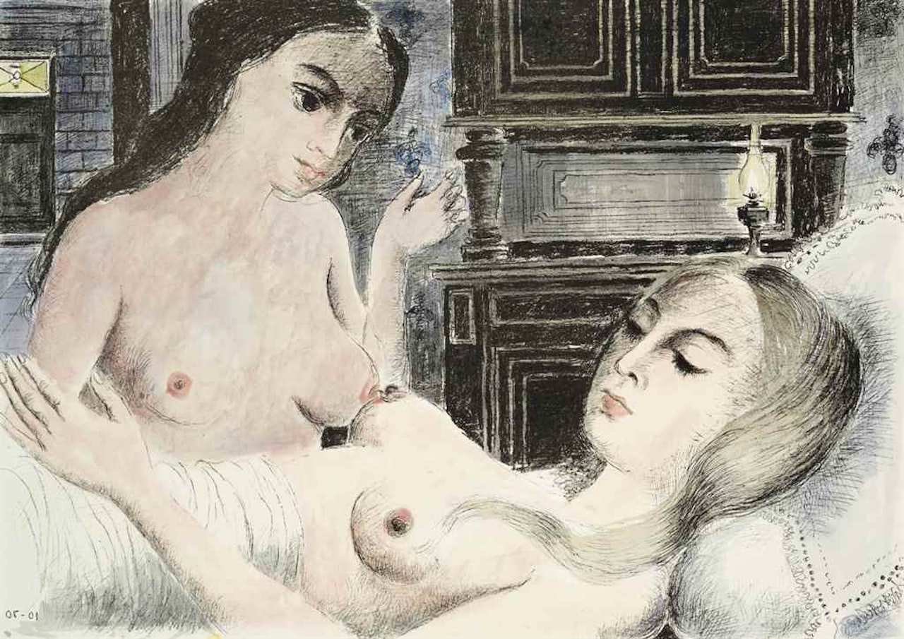 Le sommeil by Paul Delvaux