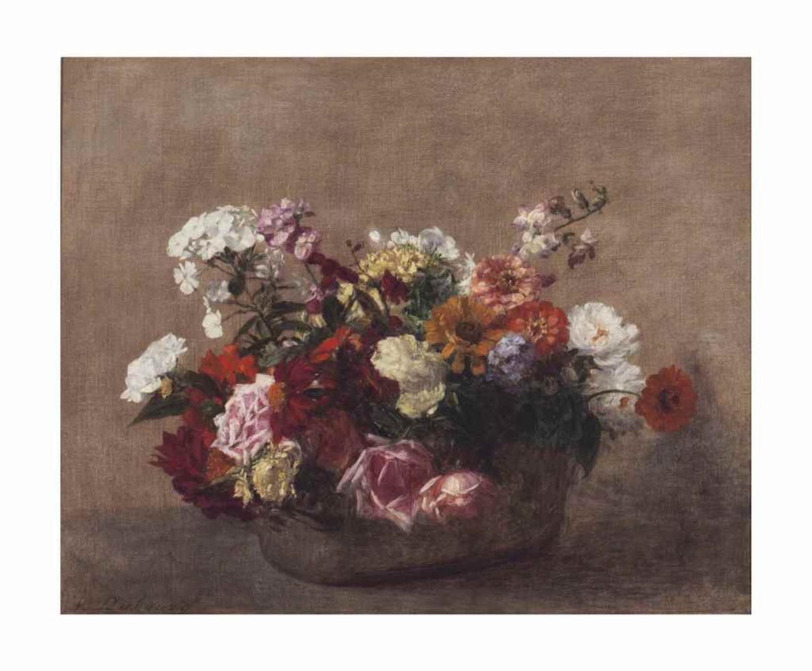 Nature morte avec fleurs by Victoria Fantin-Latour