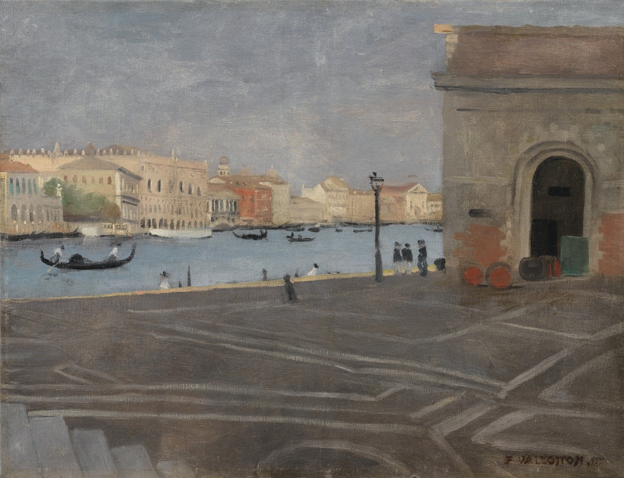 VENISE, L'ANCIENNE DOUANE ET LE GRAND CANAL by Félix Vallotton