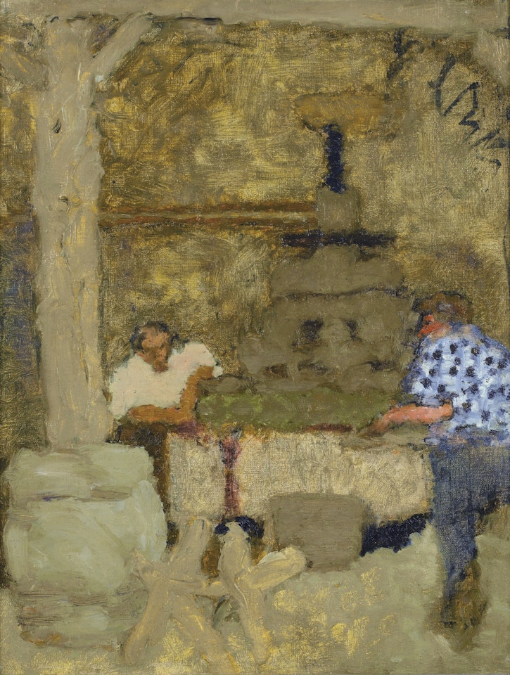LE PRESSOIR AU GRAND-LEMPS by Pierre Bonnard