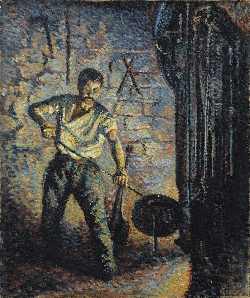 SOUFFLEUR DE VERRE by Maximilien Luce