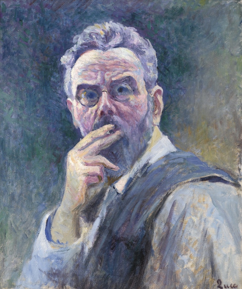 AUTOPORTRAIT À LA CIGARETTE by Maximilien Luce