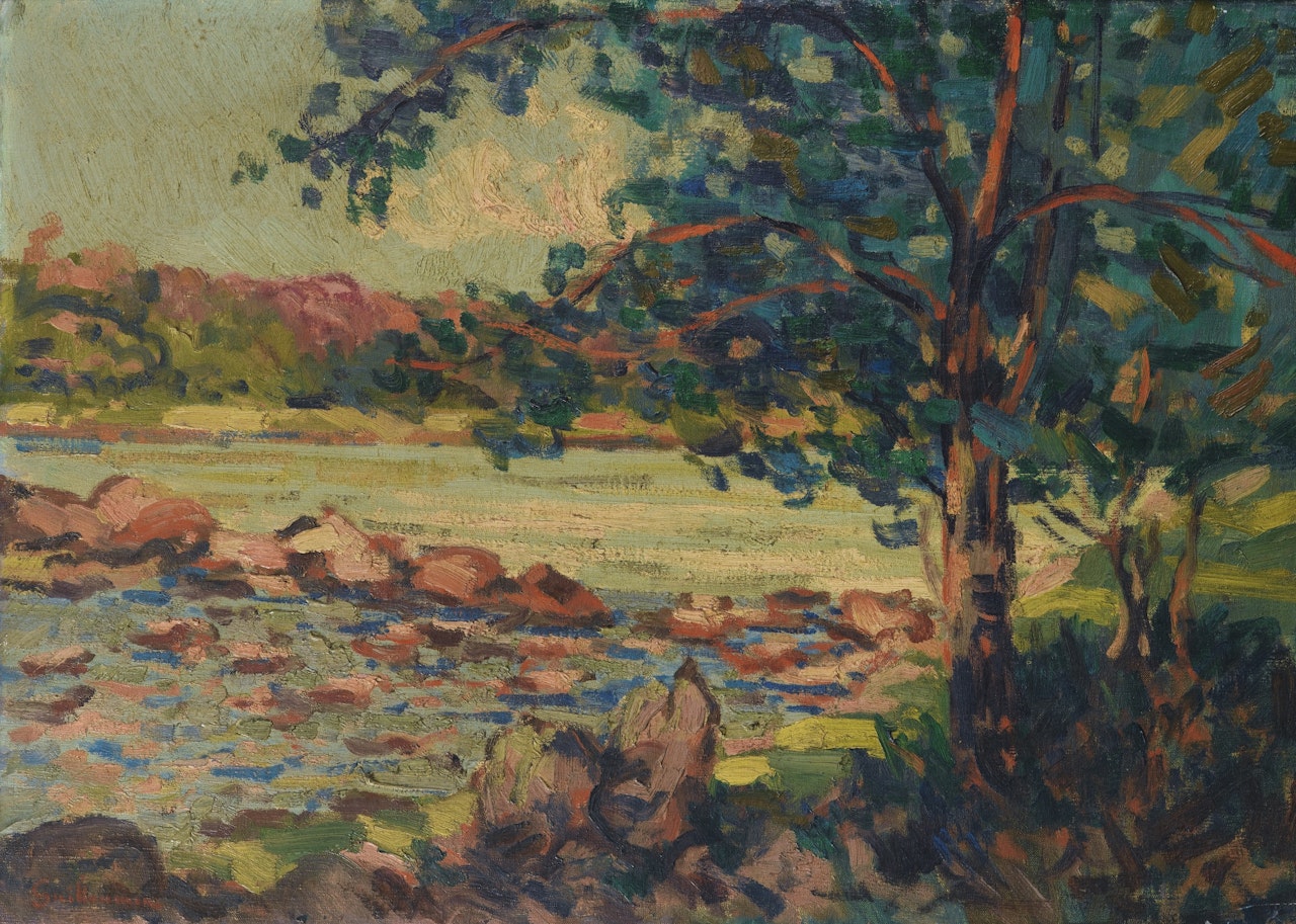 LA CREUSE À GÉNÉTIN by Armand Guillaumin