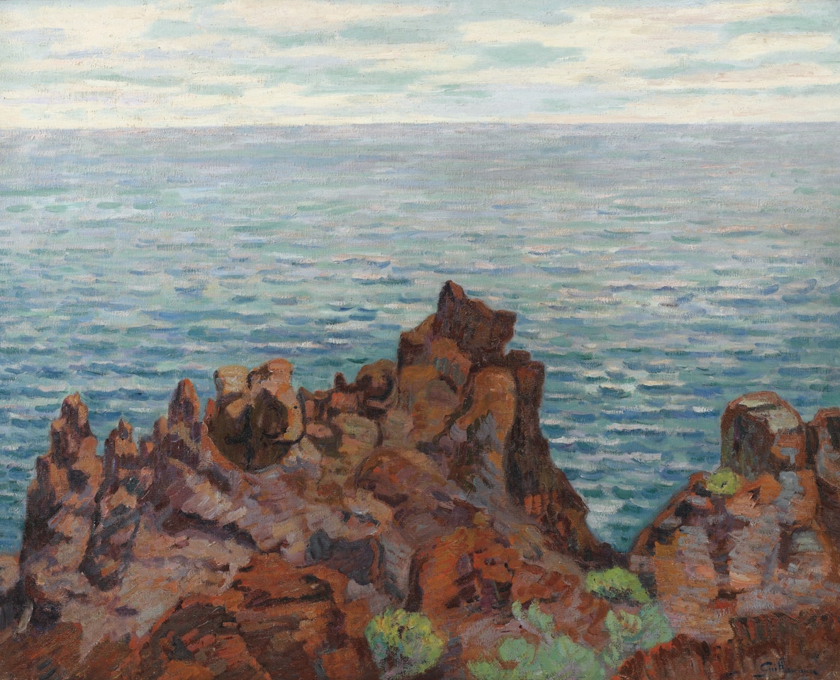 LES ROCHES ROUGES, POINTE DE LA MALE RAIGUE by Armand Guillaumin