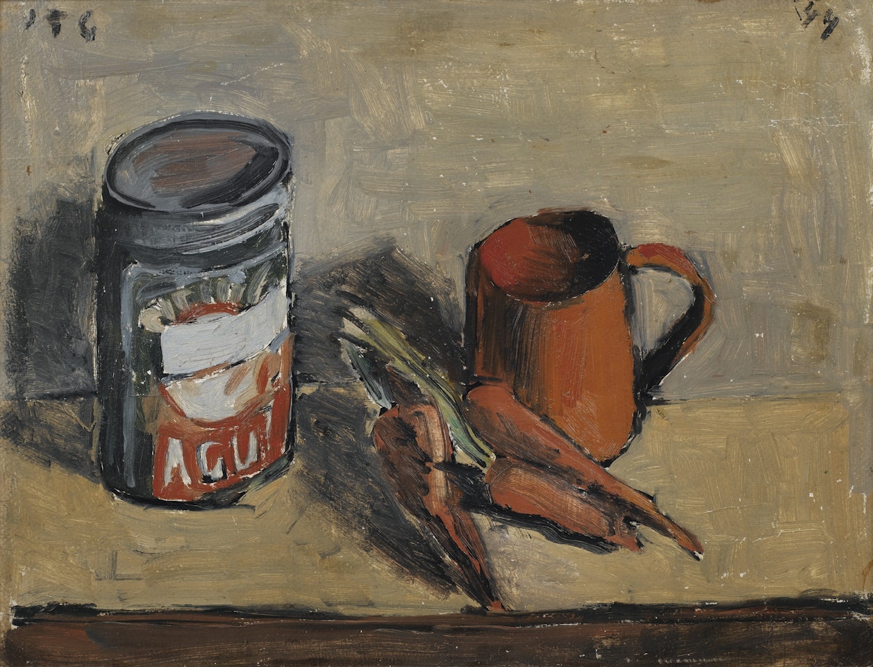 BODEGÓN CON ZANAHORIAS by Joaquín Torres-García