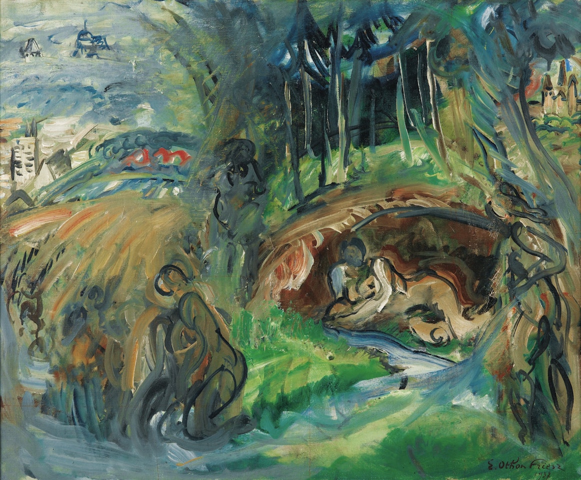 ESQUISSE POUR: LA SEINE, SA SOURCE ET SES AFFLUENTS, L'YONNE, LA MARNE by Othon Friesz